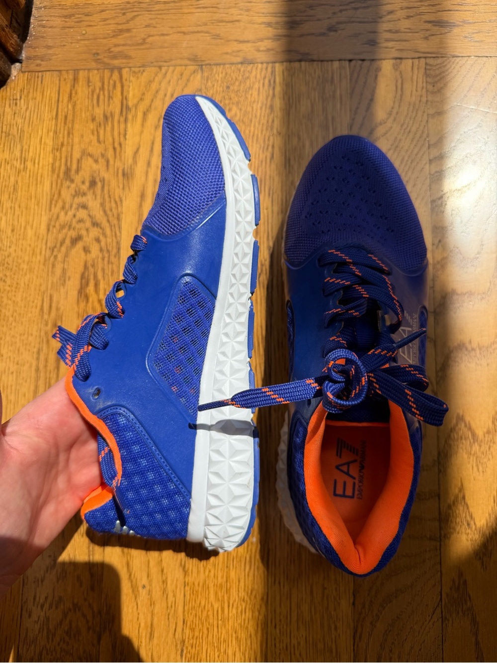 Gently Used - Emporio Armani EA7 Royal Blue Sneakers (US 6.5)